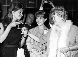Sophia Loren with Karin Baal and Olga Chekhova, Bambi Awards ceremony 1961