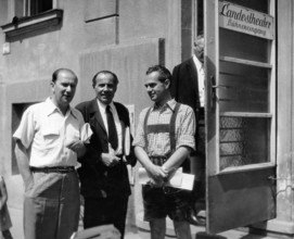 Rehearsals for the Salzburg Festival in 1950
