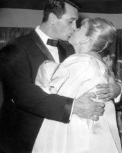 Rock HUSON and Doris DAY kiss at a film premiere