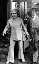 Marlene DIETRICH in a suede combination