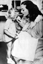 Joan CRAWFORD with her niece Joan Crawford LeSUEUR, 1937