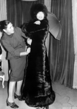 Romy SCHNEIDER in an evening dress