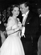 Romy SCHNEIDER and Karlheinz BÖHM at the Munich Film Ball, 1957