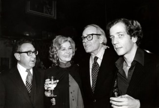 H. KISSINGER, L. BACALL, H. FONDA and S. BOGART