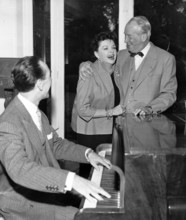 Félix PAQUET, Judy GARLAND and Maurice CHEVALIER, Paris 1960