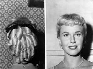 Doris DAY with historical hairstyle