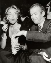 James STEWART and wife Gloria