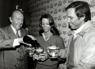Peter KRAUS with his wife and father