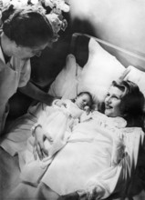 Rita HAYWORTH birth of daughter Yasmin