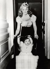 Rita HAYWORTH with daughter Rebecca
