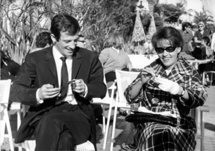 Jean-Paul BELMONDO and Jeanne MOREAU, 1963
