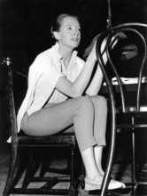 Deborah KERR during the filming of 'Bonjour Tristesse' in 1957