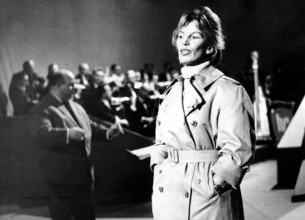 Lale ANDERSEN at the preliminary decision for the Eurovision Grand Prix, 1961