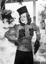 Bette DAVIS in an Astrakan costume