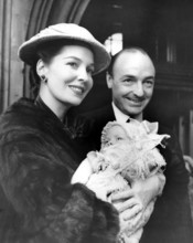 Valerie HOBSON and John PROFUMO with son David John PROFUMO, 1956