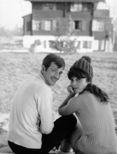 Jean Paul BELMONDO with his wife