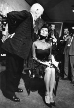 Charlie CHAPLIN and Sophia LOREN, London 1965
