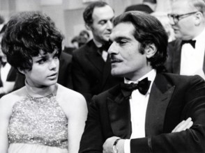 Uschi GLAS and Omar SHARIF at the 20th Bambi Awards, Munich 1968