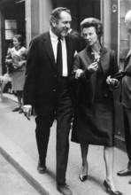 Vincent PRICE and his wife Mary GRANT, Rome 1966