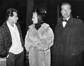 Walter CHIARI, Anita EKBERG and Lex BARKER, 1960