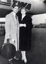 Anita EKBERG and Anthony STEEL, 1957
