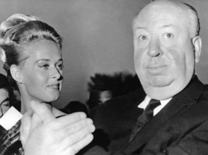 Alfred HITCHCOCK and Tippi HEDREN in Cannes