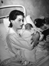 Silvana MANGANO and newborn son Federico