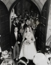 Wedding of Julie Andrews to Tony Walton, 1959