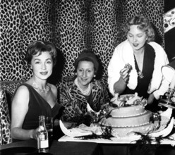 Premiere party for "Girl in Uniform", 1958