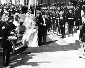 Wedding of Grace KELLY and Prince Rainier III. from MONACO, 1956