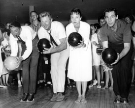 US actors open bowling alley around 1960