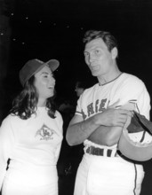 Jack PALANCE and Myrna ROSS in Hollywood