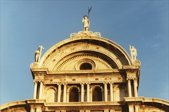Façade de l'église San Zaccaria à Venise.