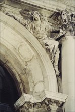 Detail of the Santa Maria della Salute Church in Venice.
