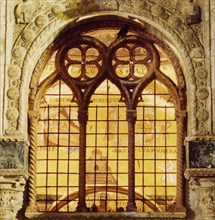 The façade of the San Marco Basilica in Venice.