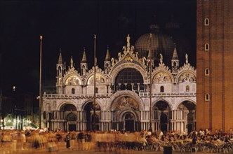 St. Mark's Square and Basilica in Venice.
