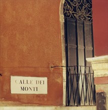 The Calle dei Monti in Venice.