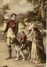 Napoléon 1er, Marie Louise et leur fils Napoléon II