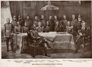 Staff of Kaiser Wilhelm II of Germany. 1914