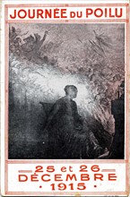 Affiche pour la journée du Poilu. 1915