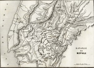 Map of the Battle of Rivoli