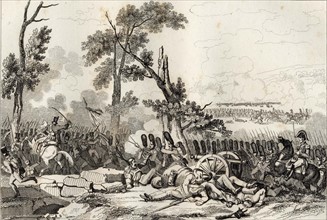 The battle of Ligny. June 16, 1815