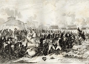 The defense of Kaya during the Battle of Lutzen