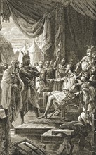 Les envoyés de l'empereur Alexis reçus par les chefs des Croisades.