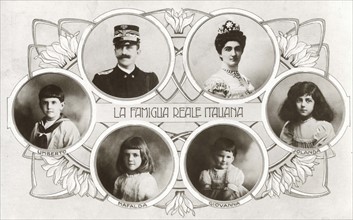 La famille royale Italienne.