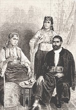 Riche famille juive d'Alger.