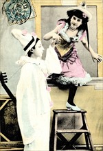 Pierrot and Colombine.
