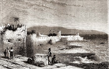 Saint-Jean d'Acre (Acre, Israel) during the Crusade era.