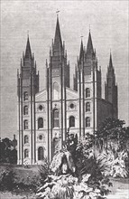 Mormon temple.