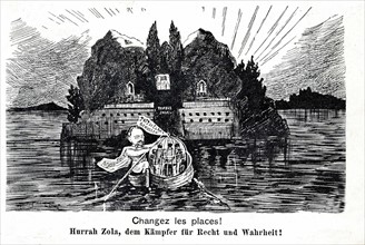 Emile Zola, défenseur de Dreyfus.